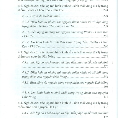 Các Mô Hình Kinh Tế Sinh Thái Cho Phát Triển Bền Vững Khu Vực Tây Nguyên (Bộ Sách Chuyên Khảo Tài Nguyên Thiên Nhiên Và Môi Trường Việt Nam) (Bìa Cứng)  