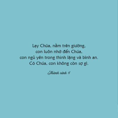 THÁNH VỊNH CHO BÉ - Truyện Tranh Thiếu Nhi