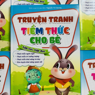 Sách- Combo 3 cuốn sách Truyện Tranh- Thơ - Đồng dao Tiềm thức cho bé (giúp bé tập nói, tập đọc nhanh)