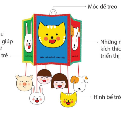 Kích Thích Phát Triển Thị Giác Cho Bé - Sách-Đồ Chơi Tương Tác (0-12 Tháng): Nụ Cười Xinh