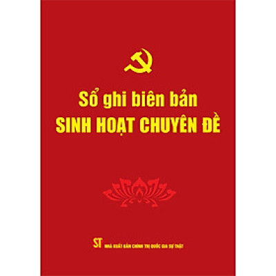Sách - Sổ ghi biên bản Sinh hoạt chuyên đề