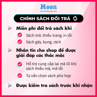 Sách Trọng tâm kiến thức ôn thi THPT tiếng anh cô Trang Anh luyện thi đánh giá năng lực - MoonBook