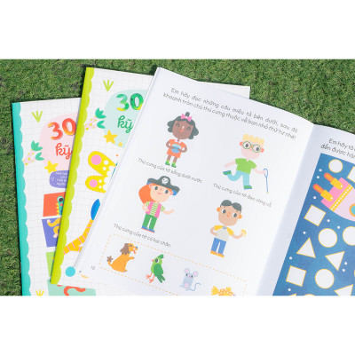 Combo: 30++ Hoạt Động Rèn Luyện Kỹ Năng Tư Duy Cho Trẻ ( 4 tập)