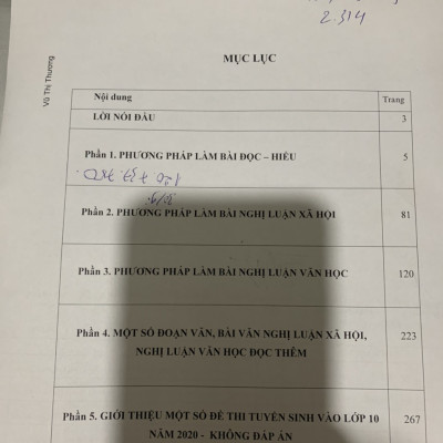 Cẩm nang ôn luyện thi vào 10 môn ngữ văn