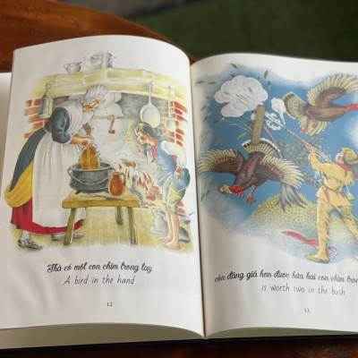 (Bìa cứng – minh hoạ màu) THÀ CÓ MỘT CON CHIM TRONG TAY - Benjamin Franklin - Trường Phương books – Nxb Hà Nội 