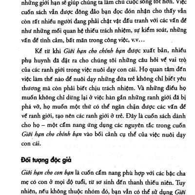 Giới hạn cho con bạn - Henry Cloud , John Townsend