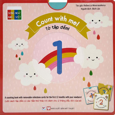 Sách Tương Tác - Count With Me - Tớ Tập Đếm (Song Ngữ Anh Việt)