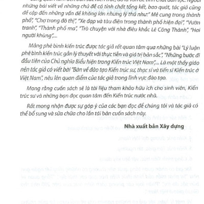 Những Vấn Đề Về Kiến Trúc Đương Đại Việt Nam