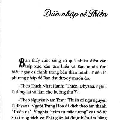 Hạt Giống Nảy Mầm - Thiền