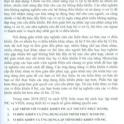 Lập Trình Với Vi Điều Khiển PIC (Lý Thuyết - Thực Hành) (Tài liệu dùng cho các trường Đại học, Cao đẳng chuyên ngành Điện - Điện tử - Cơ điện tử - Viễn thông - Tự động điều khiển - Kỹ thuật máy tính)
