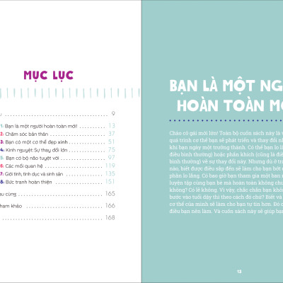 Cẩm Nang Tuổi Dậy Thì: Yêu Thương Cơ Thể - Dành Cho Bạn Gái