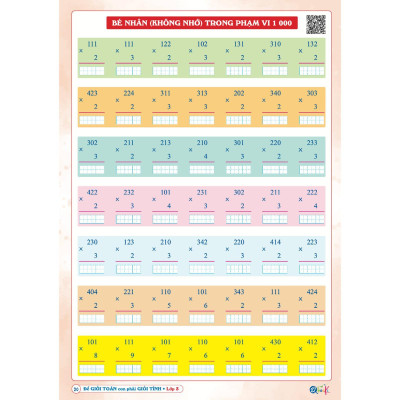 Để Giỏi TOÁN Con Phải Giỏi Tính 3 - Dành Cho Học Sinh Lớp 3 (1 Cuốn) - Bản Quyền