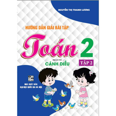 Sách - Hướng Dẫn Giải Bài Tập Toán 2 – Tập 1 + 2 (bám sát sgk cánh diều) (bộ 02 cuốn)