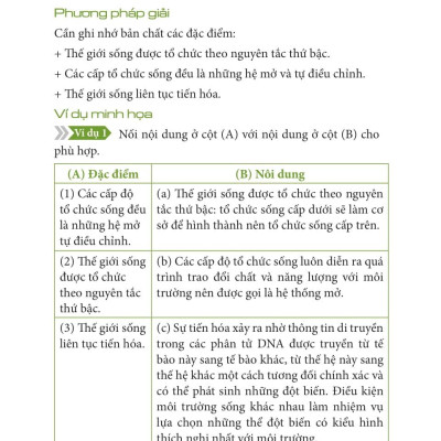 Sổ Tay Sinh Học Cấp 3 - All In One (Theo Chương Trình Giáo Dục Phổ Thông Mới) - Bản Quyền