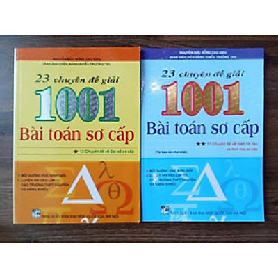 Sách - 23 Chuyên Đề Giải 1001 Bài Toán Sơ Cấp -  Combo 2 Tập - Hồng Ân