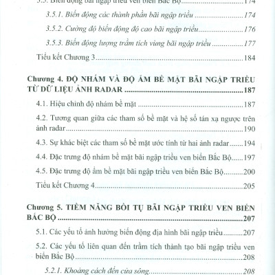 Vùng Bãi Ngập Triều Ven Biển Bắc Bộ - Tiếp Cận Từ Viễn Thám Và Gis (Bộ Sách Chuyên Khảo Biển Và Công Nghệ Biển) (Bìa Cứng) 