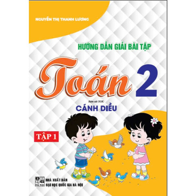 Sách - Hướng Dẫn Giải Bài Tập Toán 2 – Tập 1 + 2 (bám sát sgk cánh diều) (bộ 02 cuốn)