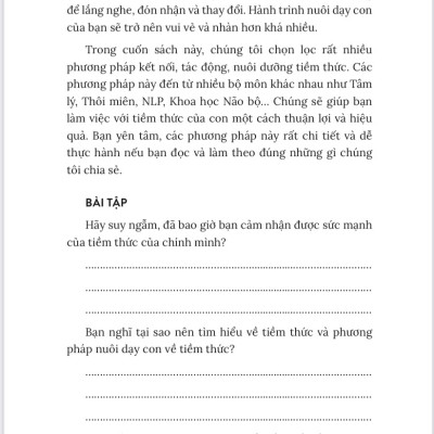 Sách BÍ QUYẾT NUÔI DẠY CON TỪ TIỀM THỨC