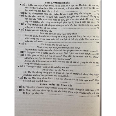 Sách - Những đoạn và bài văn hay lớp 7