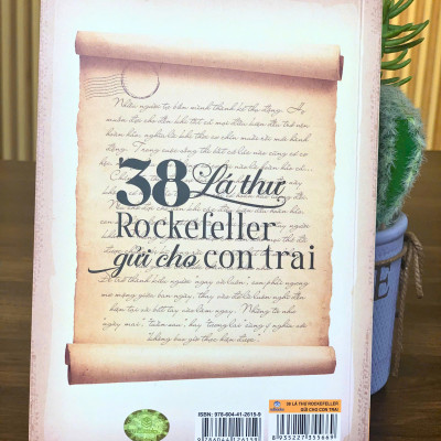 Sách - 38 Lá Thư Rockefeller Gửi Cho Con Trai - Sách Nuôi Dạy Con Bằng Những Bài Học Trong Kinh Doanh Và Cuộc Sống