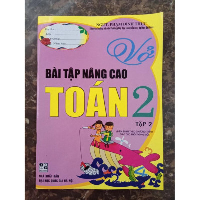 Sách - Combo Vở bài tập nâng cao Toán 2 (Biên soạn theo chương trình giáo dục phổ thông mới)