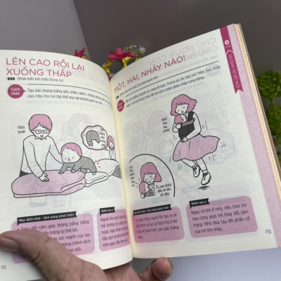 (Minh hoạ màu) NHỮNG TRÒ CHƠI GIÚP TRẺ 0 ~ 2 TUỔI PHÁT TRIỂN TOÀN DIỆN – THỂ CHẤT VÀ TÂM HỒN - Nana Hatano – Chi Anh dịch – Vizibook 