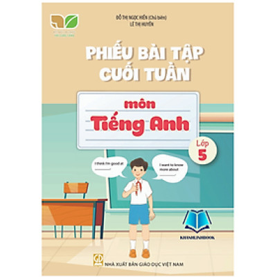 Sách - Phiếu bài tập cuối tuần môn Tiếng Anh 5 ( kết nối )