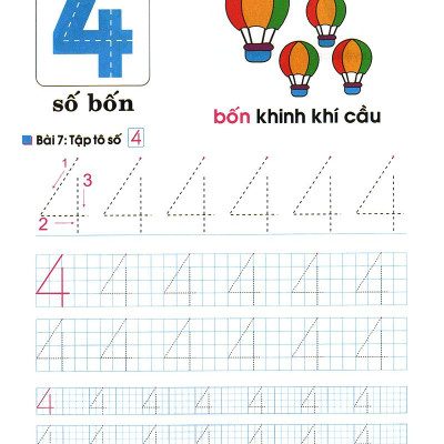 Tủ Sách Bé Vào Lớp Một - Tập Tô Số Lớp 1