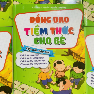 Sách- Combo 3 cuốn sách Truyện Tranh- Thơ - Đồng dao Tiềm thức cho bé (giúp bé tập nói, tập đọc nhanh)