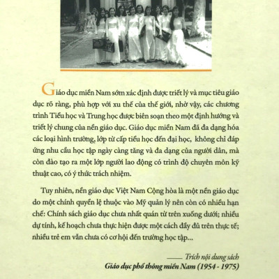 Giáo Dục Phổ Thông Miền Nam (1954-1975) (Tái Bản 2019)