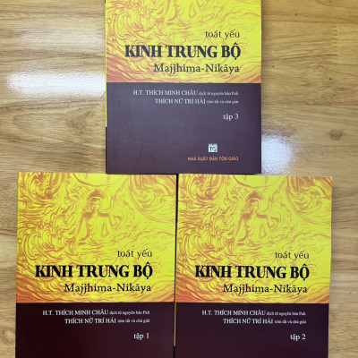 Kinh Trung Bộ - Thích Minh Châu (bộ 3 quyển)
