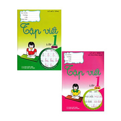 Combo Tập Viết Lớp 1 Tập 1 + Tập 2 (Bộ 2 Cuốn) (HA)