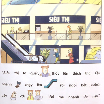 Gấu Bư Đi Siêu Thị - Học Kĩ Năng Sống Cùng Gấu Bự - Truyện Tương Tác Phát Triển EQ (Dành Cho Trẻ Từ 3-9 Tuổi)