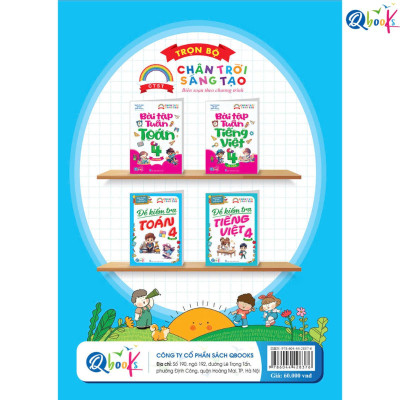 Đề Kiểm Tra Toán Lớp 4 - Chân Trời Sáng Tạo - Cả năm (1 cuốn) - Bản Quyền
