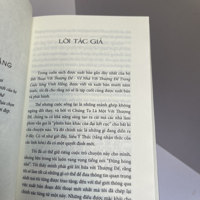 ĐỐI THOẠI VỚI THƯỢNG ĐẾ -  Thức Tỉnh Giống Loài - Neale Donald Waslch - Vy Lê dịch - Achaubooks 