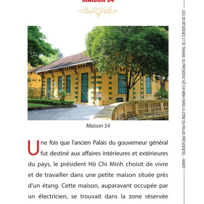 Lieu de residence et de travail du pesident Ho Chi Minh dans la zone du palais presidentiel - Hà Nội