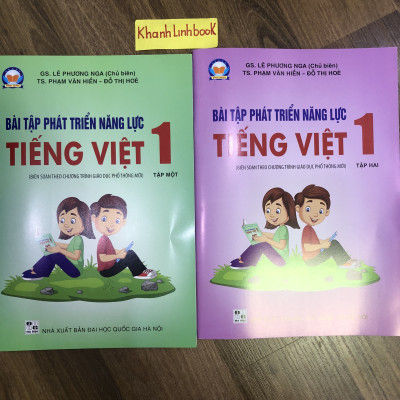 Sách Combo Bài tập phát triển năng lực Tiếng Việt 1 Tập 1 + 2 (KẾT NỐI)