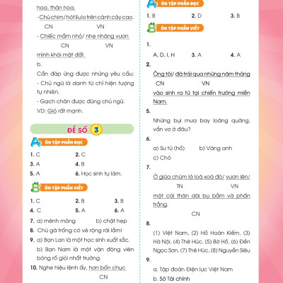 Sách - Phiếu Ôn Hè Tiếng Việt Lớp 4