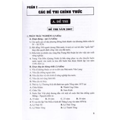 Sách - Tuyển tập 25 năm đề thi Olympic 30 tháng 4 Lịch sử 10 (2007 - 2019)