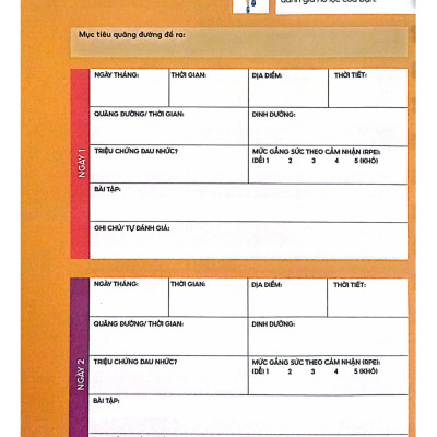 Note Book Nhật Ký Chạy Bộ 365 Ngày - PD