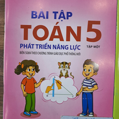 Sách - Bài tập Toán 5 Phát triển năng lực - tập 1 (Cánh diều)
