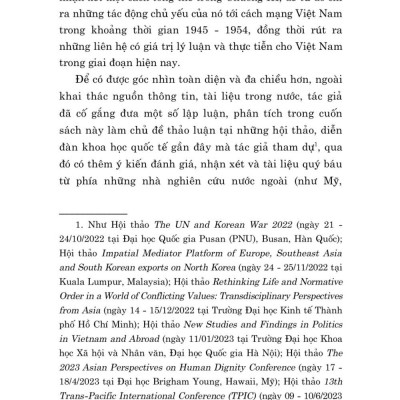 Hai cực hay đa cực quan hệ chính trị quốc tế năm 1945 - 1955 và tác động tới cách mạng Việt Nam - bản in 2024