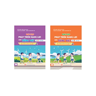 Sách - Combo Bài tập phát triển năng lực môn Tiếng Việt lớp 3 - Tập 1 + 2 ( theo Chương trình GDPT 2018) Cánh Diều