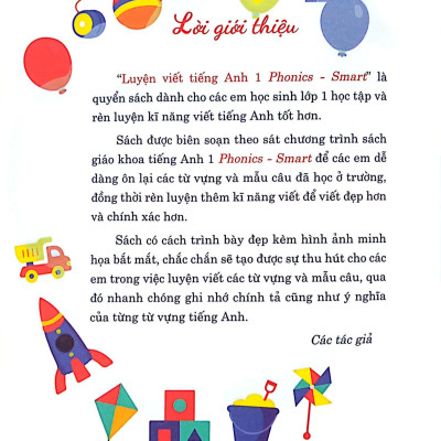 Luyện Viết Tiếng Anh Phonics - Smart 1 - Notebook