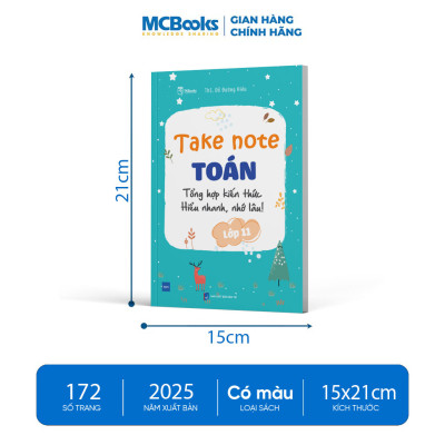 Sách - Take Note Toán Lớp 11