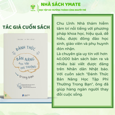 Sách - Đánh Thức Bản Năng Học Tập Phi Thường Trong Bạn - Phương Pháp Thao Túng Não Bộ Để Học Tập Nhàn Tênh - Ymate Books