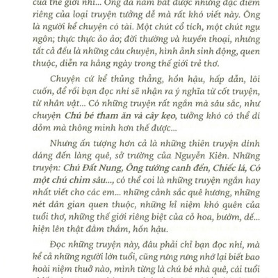 Những Truyện Hay Viết Cho Thiếu Nhi - NGUYỄN KIÊN
