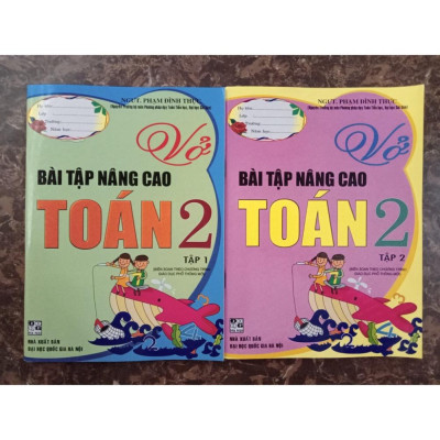 Sách - Combo Vở bài tập nâng cao Toán 2 (Biên soạn theo chương trình giáo dục phổ thông mới)