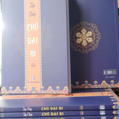 Tập Chép Kinh Chú Đại Bi ( In Mờ ) - tặng tờ chú đại bi