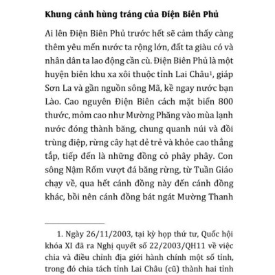 Viết về Điện Biên Phủ